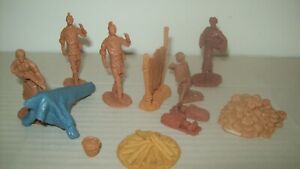 Lot of hard to find original Barzso Woodland Indians , Indians in Camp w/accy's