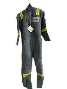 NEW Crude FR Wear GRAY Coveralls 40 SHORT - BJ969-GRY Soft and Insulated - Picture 1 of 8