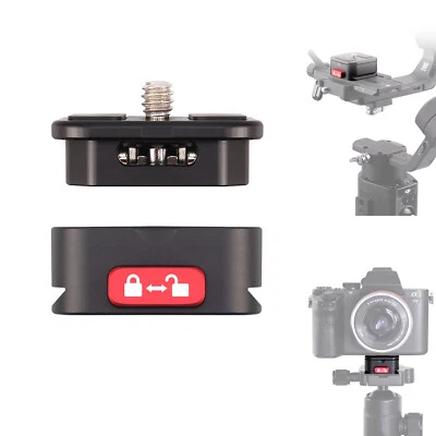 Quick Release QR Plate Tripod Mount Base Claw Clamp Compatible with Arca Swiss - Image 1 of 4