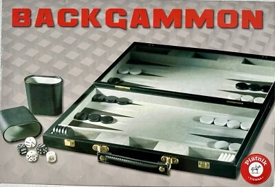 Backgammon Koffer Piatnik Familienspiel Legespiel Brettsspiel Würfelspiel Glück - Bild 1 von 4