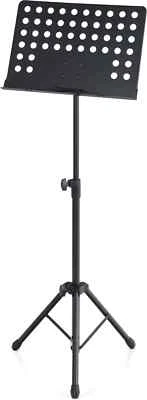 PRONOMIC Superstabiles Notenpult mit Notenklemmen Klammern Notenständer Notenhalter klapp