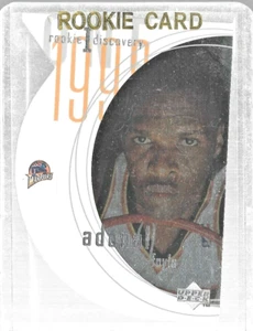 1998/99 plataforma superior troquelado novato Discovery Adonal Foyle R8 Golden State Warriors - Imagen 1 de 8