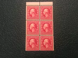 ICOLLECTZONE US 375a Booklet Pane Key Value VF Hinged CV $125 - Picture 1 of 2