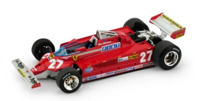 MODELLINO AUTO F1 STATICO BRUMM FERRARI 126 CK GILLES VILLENEUVE 1981 MONZA 1/43 - Immagine 1 di 4