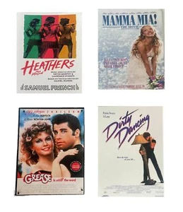 Dolls House Set of 4 Musical Posters Miniature Home Décor Accessory 1:12 Scale - Picture 1 of 8