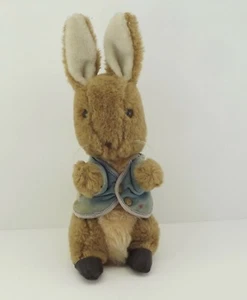 Vintage Eden Beatrix Potter Bunny Rabbit Musical Plush Stuffed Animal Wind Up - Picture 1 of 8