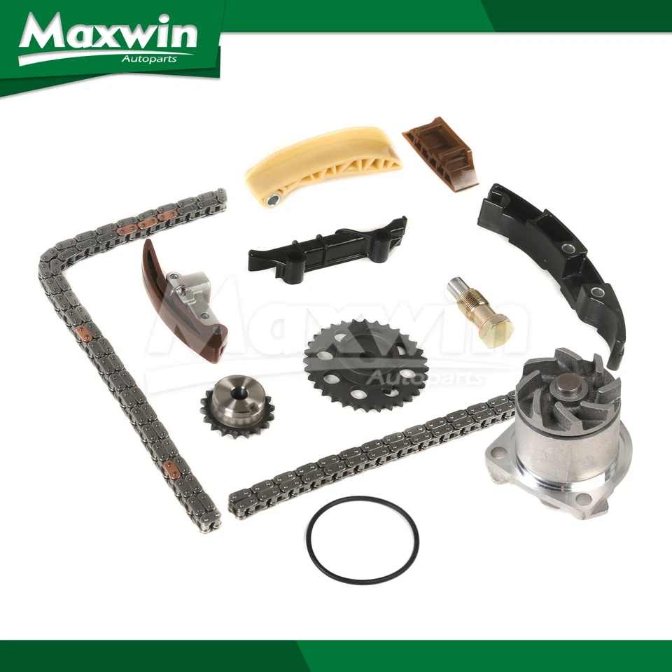 Kit de cadena de distribución bomba de agua apta para Volkswagen EuroVan 2001 2002 2,8 L DOHC Foto 1 de 4