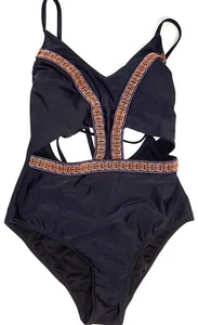Swimsuit Women’s Xhilaration One Piece Color Black Size Medium - Picture 1 of 7