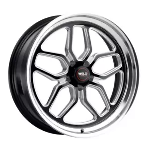 WELD RACING Laguna S107 17X8 5X120.65 Offset 0 Gloss Black Milled (Qty of 1) - Picture 1 of 2