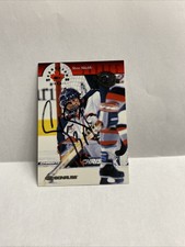 RARE Buffalo Sabres Autograph On CARD Steve Shields 1997 Donruss