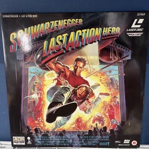 Laserdisc Last Action Hero Schwarzenegger Laser Disc LD Widescreen Movie Double - Picture 1 of 8