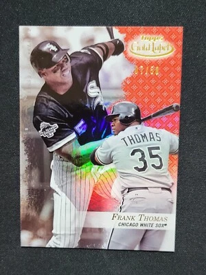 2017 Topps Gold Label Class 1 Frank Thomas 07/50 #52 - Image 1 of 2