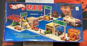1981 Hot Wheels USA Builder Set Mattel - SEALED