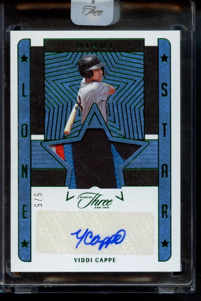 Panini Yiddi Cappe Patch Autograph /5 SSP - Image 1 of 2