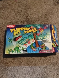 Flippin’ Frogs Brettspiel Mattel 2007 Edition originalverpackt - getestet, 3 Frösche fehlen - Bild 1 von 7