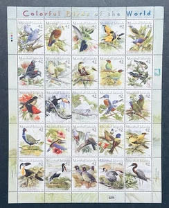 MARSHALL ISLANDS COLORFUL BIRDS OF THE WORLD STAMPS 2008 MNH BIRD PARROT TOUCAN - Picture 1 of 1