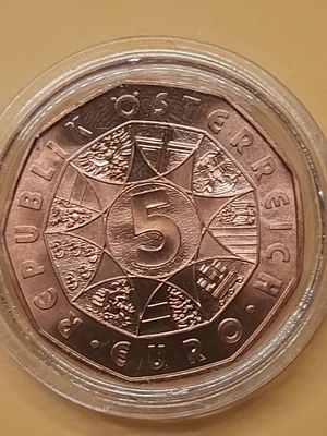 AUTRICHE - 5 EUROS COMMEMORATIVE - 2017 - DONAUWALZER - NEUVE - Photo 1/2