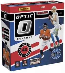 2021 Nfl Donruss Optic Football Mega Box Fanatics Exclusive 40 Cards New Panini - Picture 1 of 6