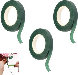 Dark Green Floral Tape,Craft Tape Floral Adhesives, Floral Tape for Bouquets,30Y - Picture 1 of 7
