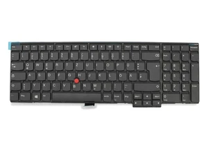 Lenovo ThinkPad L570 (20JQ/20JR) original Tastatur DE (deutsch) schwarz/schwarz - Afbeelding 1 van 2