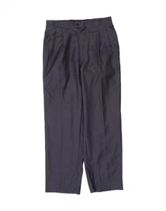 MASSIMO DUTTI Mens Pegged Suit Trousers W31 L30 Navy Blue Wool BI02 - Picture 1 of 4