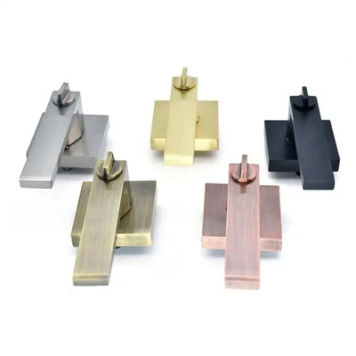 Heavy Duty Interior Door Lever Lock Handles With Key and thumb Black/Gold - Image 1 of 4