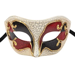 Men Vintage Phantom of the Opera Eye Mask Venetian Costume Masquerade Party Mask - Picture 1 of 22
