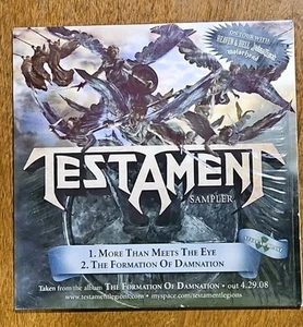 Testament Kataklysm Split 4 Track Promo Sampler CD New Sealed Prevail Damnation - Picture 1 of 3