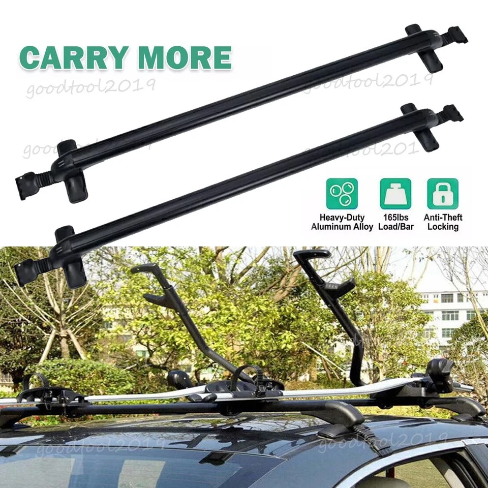 Top Roof Rack Cross Bars Luggage Cargo Carrier Aluminum For Toyota Avalon Sedan Foto 1 de 4