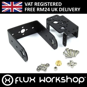 Supporto rotazione inclinazione alluminio servo MG995 FPV Pi Arduino fotocamera flusso officina - Foto 1 di 3