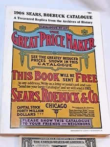 1908 Sears, Roebuck Catalogue No. 117 edited by J.Schroeder (1987 Reproduction) - Picture 1 of 12