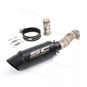 Slip On Para CF-Moto 450MT 2024 2025 Silenciador Negro Tubo Medio Sistema 51MM - Imagen 1 de 12