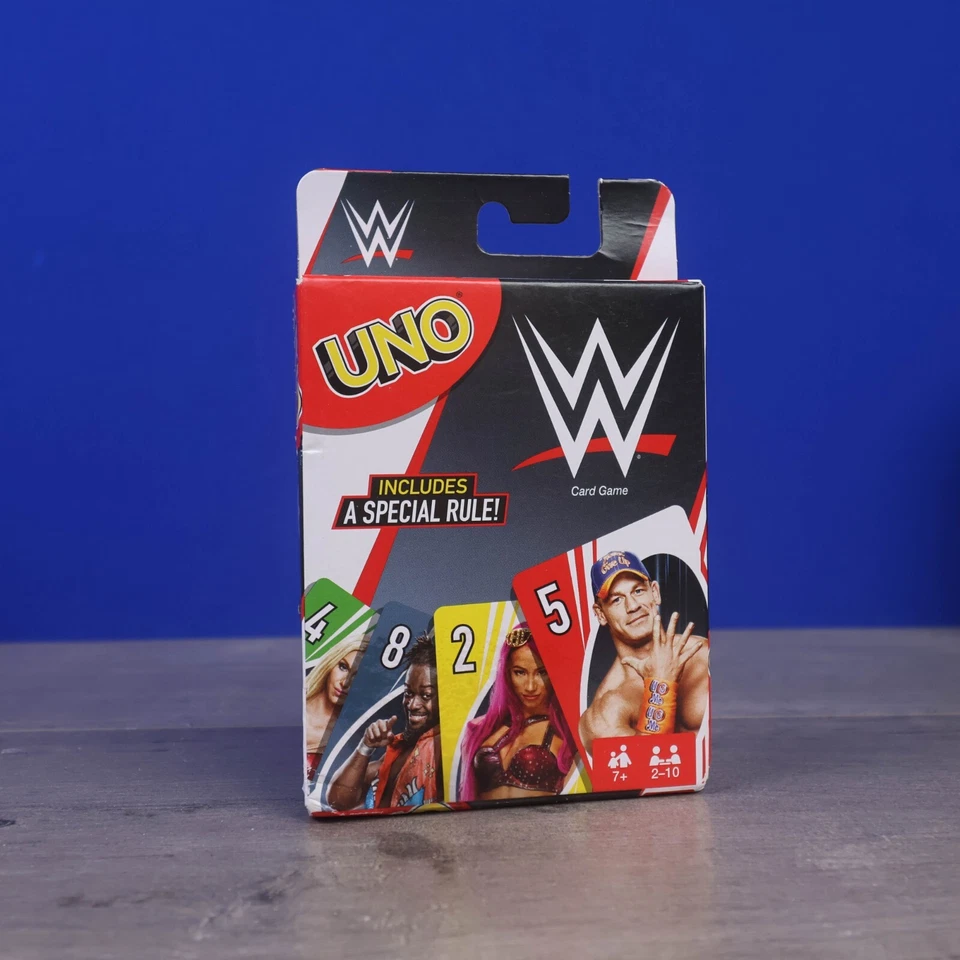 2017 WWE UNO Card Game Mattel 112 Cards With Special Rule NEW - Image 1 of 1