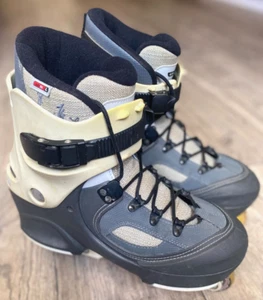 SALOMON VINNY MINTON Aggressive Inline Skates 56mm Gray White size US 12 RARE - Picture 1 of 18