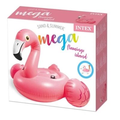 MAC DUE Intex 57288 Gonfiabile Isola Fenicottero Grande, 203 X 196 X 124 Cm, Rosa