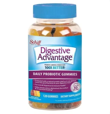 Gomitas probióticas Digestive Advantage (120 ct.) Foto 1 de 4