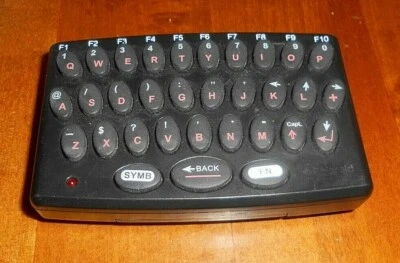 SONY PLAYSTATION PS3 WIRELESS KEYBOARD CHAT PAD CROWN PS510BLK IN VGWC - Image 1 of 2