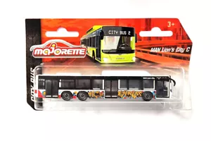 Majorette 212053159 MAN Lion's City C "Graffity" weiss Linienbus - Bild 1 von 1