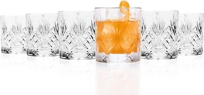 RCR Melodia Set of 6 Crystal Short Glasses  230ml Water Tumblers - Image 1 of 4