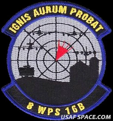USAF 8th WEAPONS SQUADRON -CLASS 2016B- Nellis AFB, NV- ORIGINAL AIR FORCE PATCH - Image 1 of 2
