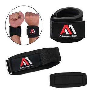 GEWICHTHEBEN HANDGELENKBANDAGEN GYM FITNESS BANDAGE KNIEBEUGE STÜTZBÄNDER WICKELN - Bild 1 von 6