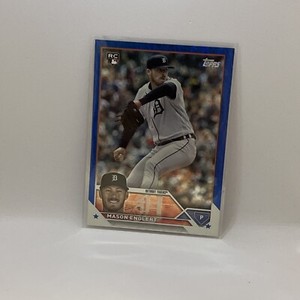 2023 Topps Update Blue Sparkle #US116 Mason Englert Detroit Tigers 136/999