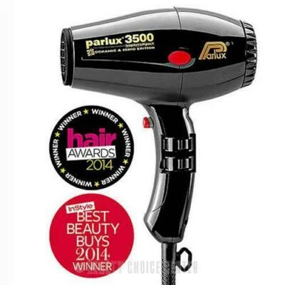 Parlux 3500 Super Ceramic & Ionic Compact Hair Dryer - Image 1 of 3