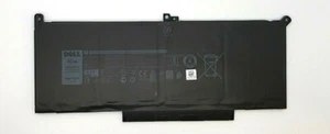 GENUINE DELL LATITUDE 7480 LATITUDE 7490 4CELL 60WHR BATTERY 2X39G 64% HEALTH - Picture 1 of 4