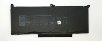 GENUINE DELL LATITUDE 7480 LATITUDE 7490 4CELL 60WHR BATTERY 2X39G 61% HEALTH - Image 1 of 4