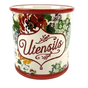 The Pioneer Woman Utinsel Crock Country Garden Floral Stoneware Kitchen Holder - Picture 1 of 8
