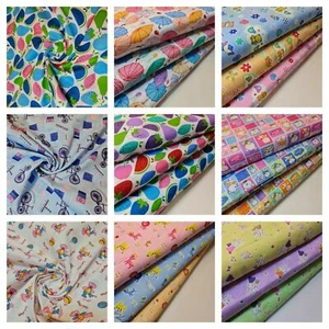 100% Cotton Fabric Novelty Kids Peppa Kitty Quilting Craft Dress Material 44" - Picture 1 of 76