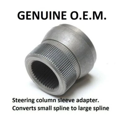 GENUINE VW steering column sleeve 377419514. Small to large spline adapter.   H1 - Image 1 of 3