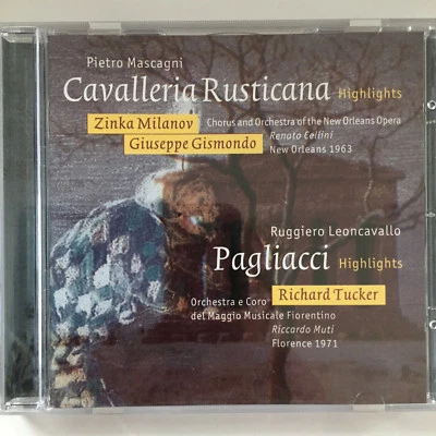 MASCAGNI: Cavalleria/LEONCAVALLO: Pagliacci - Highlights Live (B CD GLH 808/neu) - Bild 1 von 2