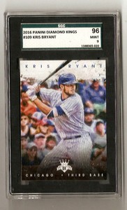 Kris Bryant Chicago Cubs 2016 Panini DK Diamond Kings #109 SGC 96 Mint 9 Pop 1